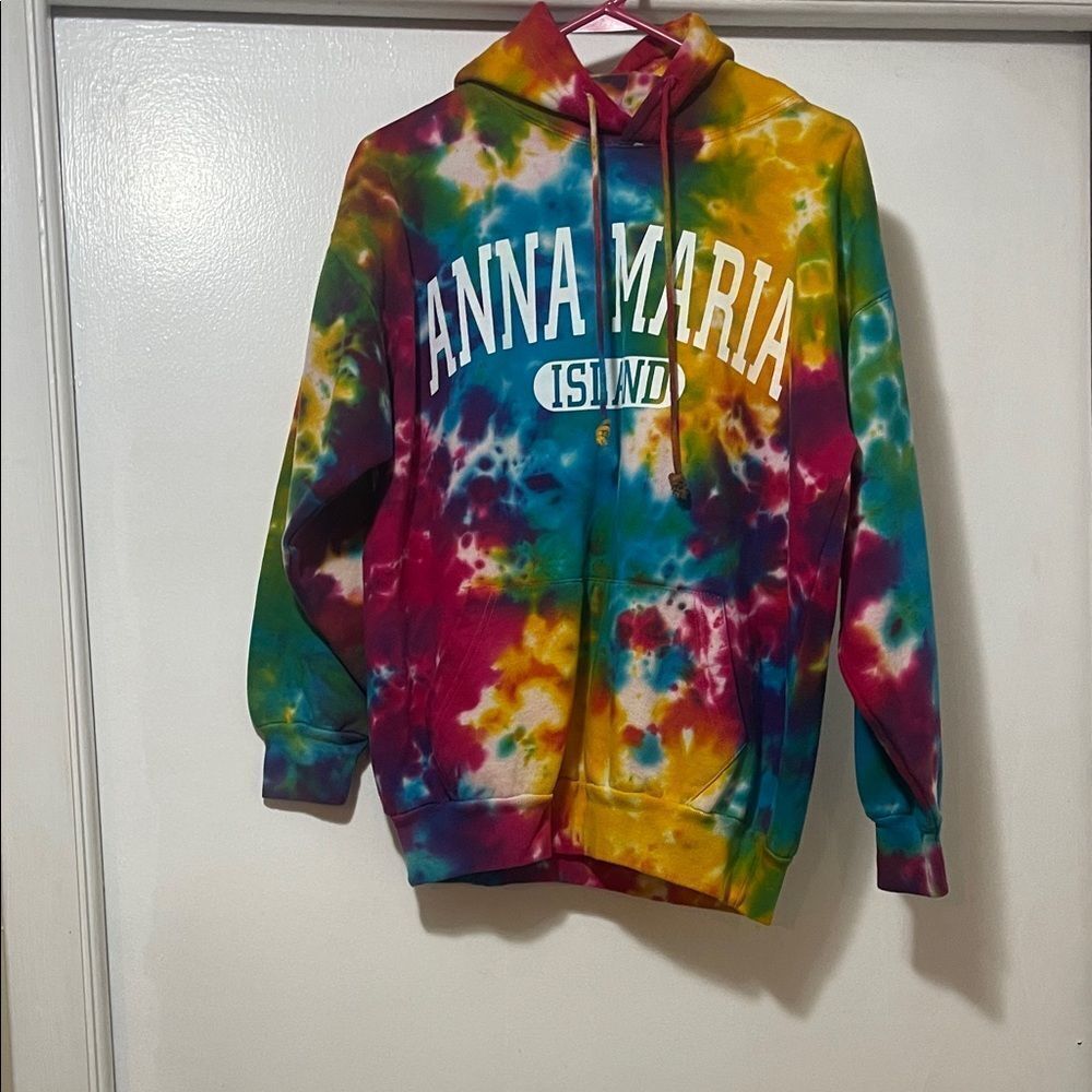 Ana Maria Island hoodie size medium Colorful Tie-Dye Hoodie